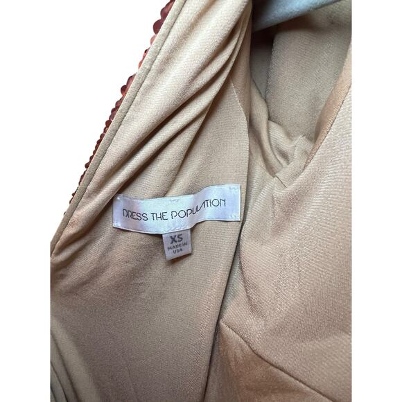 Dress the Population Lola Long Sleeve Sequin Body-Con Minidress - Picture 4 of 6